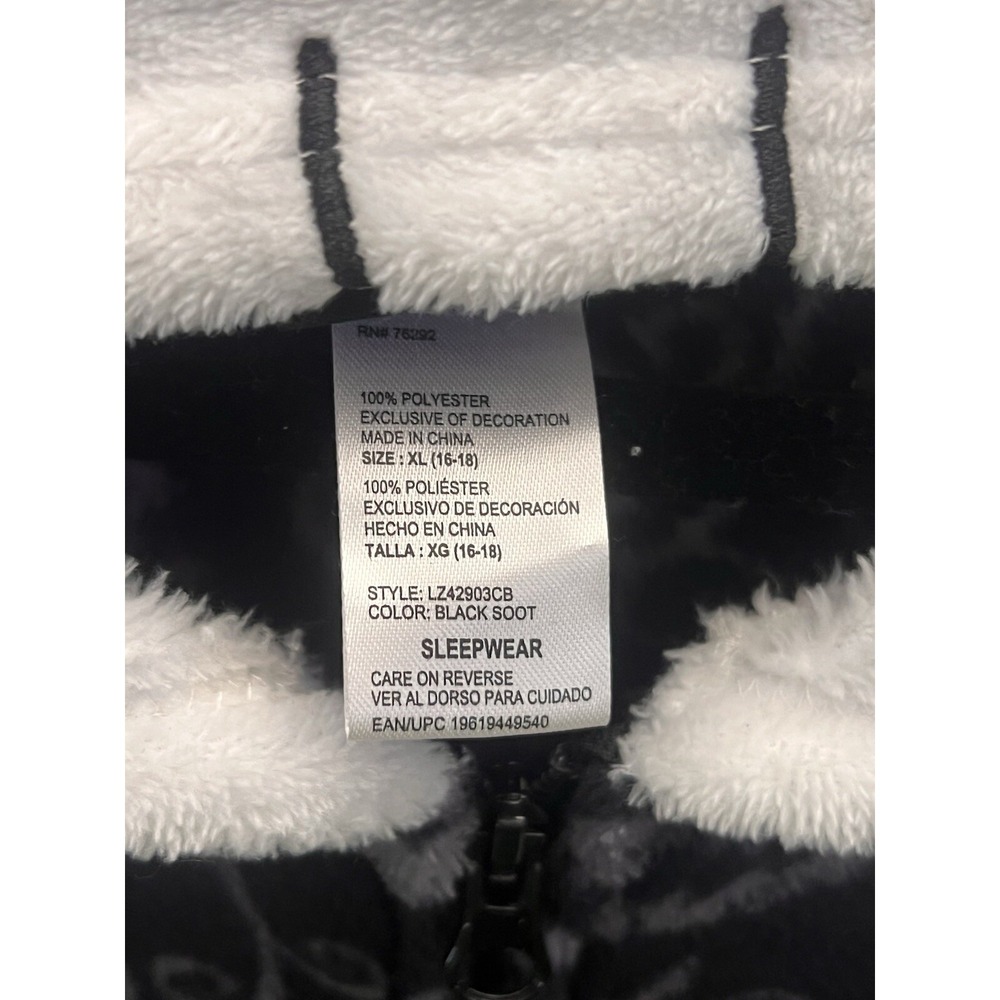 The Nightmare Before Christmas Pajamas Disney One Piece Size XL Hood Fleece - Picture 6 of 8